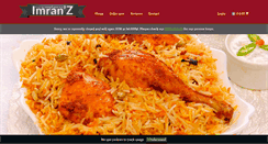 Desktop Screenshot of imranzfastfood.com