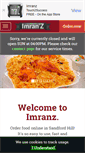 Mobile Screenshot of imranzfastfood.com